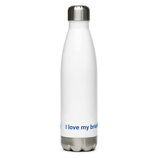 "I Love My Briefs." Water Bottle